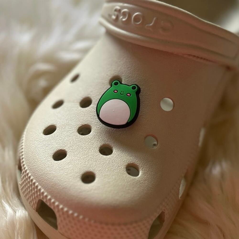 Croc Jibbitz | Squishmallows Wendy the Green Frog Charm | Cute Gift